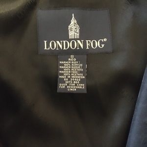 London Fog hooded coat, like new